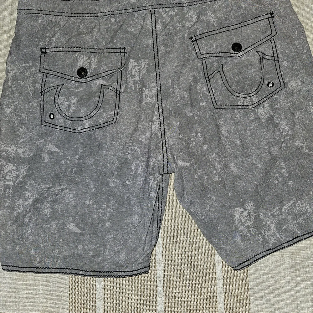 True Religion Gray Men's Swim Shorts - Picture 3 of 4
